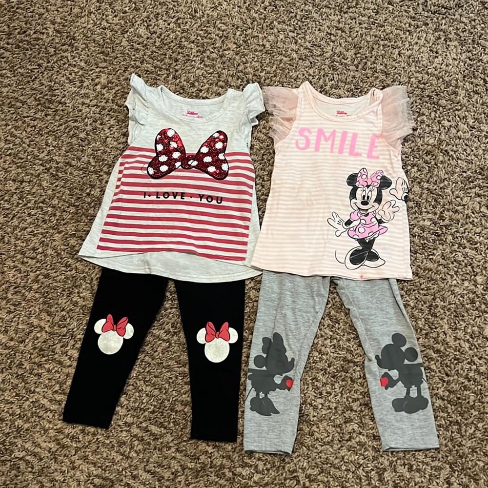 Minnie Mouse outfits Disney 2T girls
